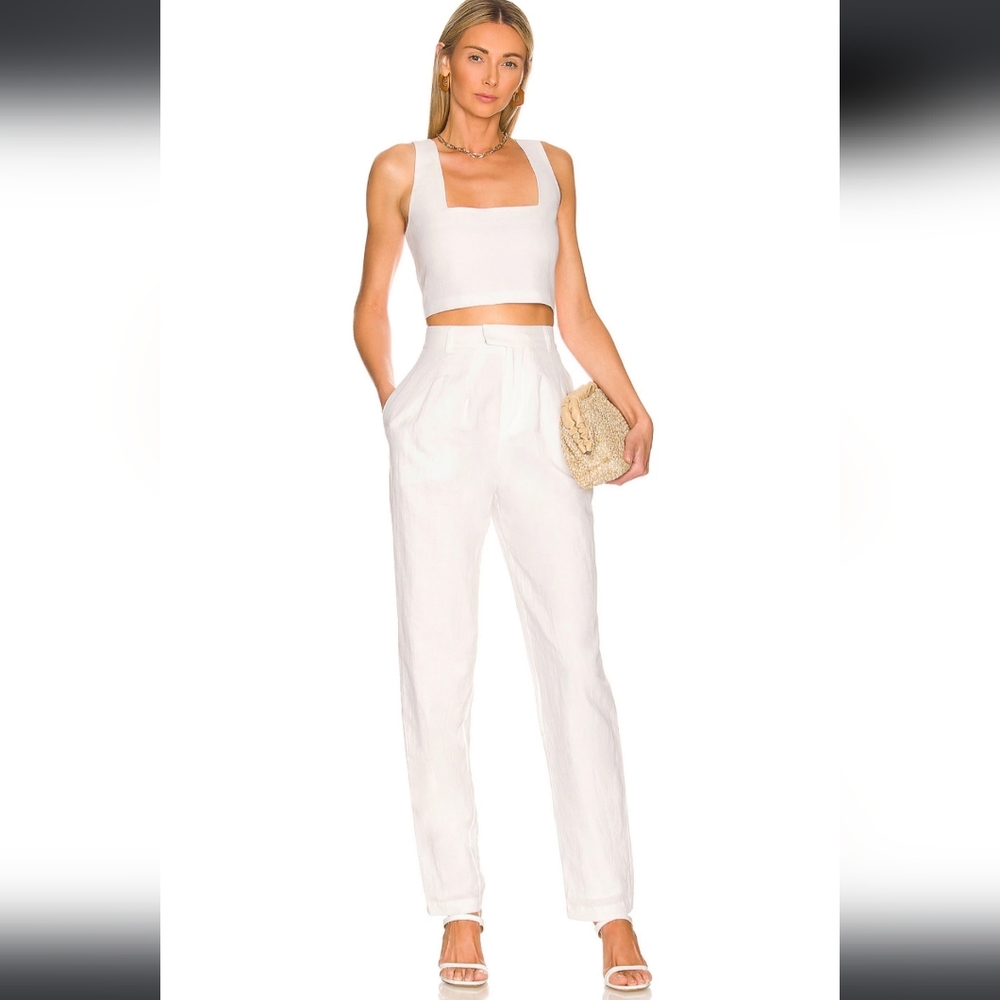 The Alaina Pant in WhiteL'Academie
